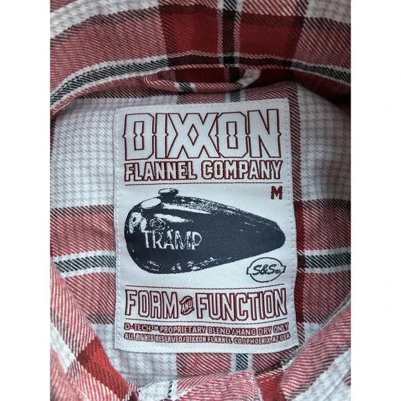 Dixxon Flannel Company S&S Cycle The Tramp Limited Edition Flannel Shirt Medium
